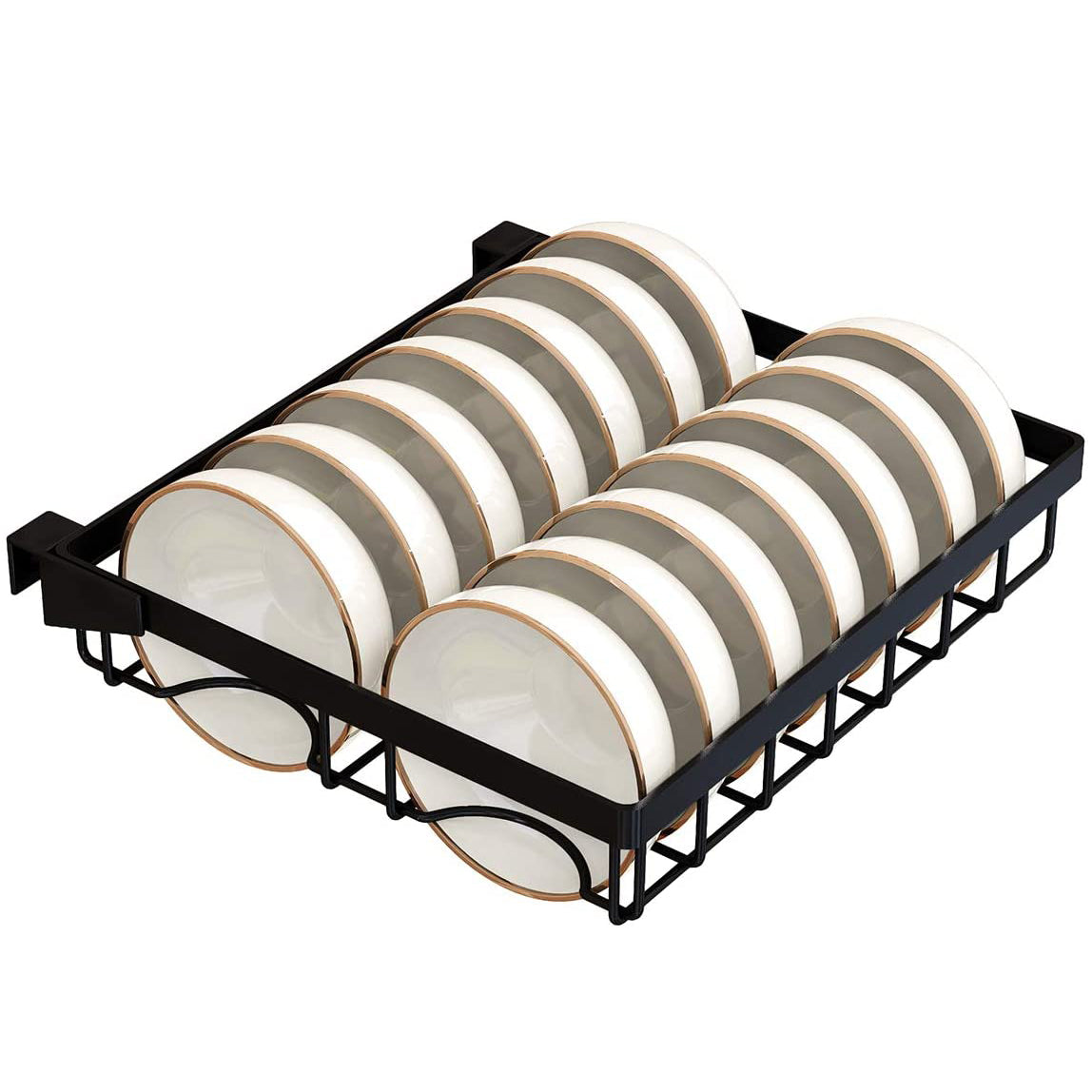 Pusdon Stainless Steel Over Sink Dish Drying Rack DIY Parts Bowl Rac