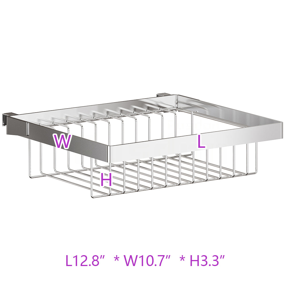 Pusdon Stainless Steel Over Sink Dish Drying Rack DIY Parts Dish Rac